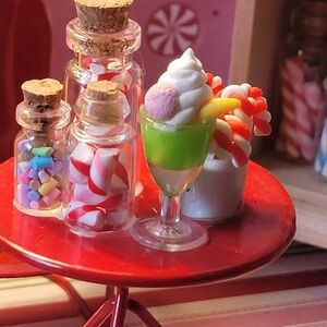 Miniature Christmas Candy Shop